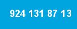 924 131 87 13